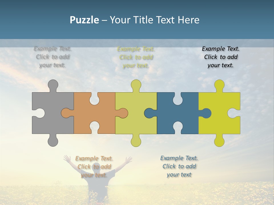 Field Fun Male PowerPoint Template