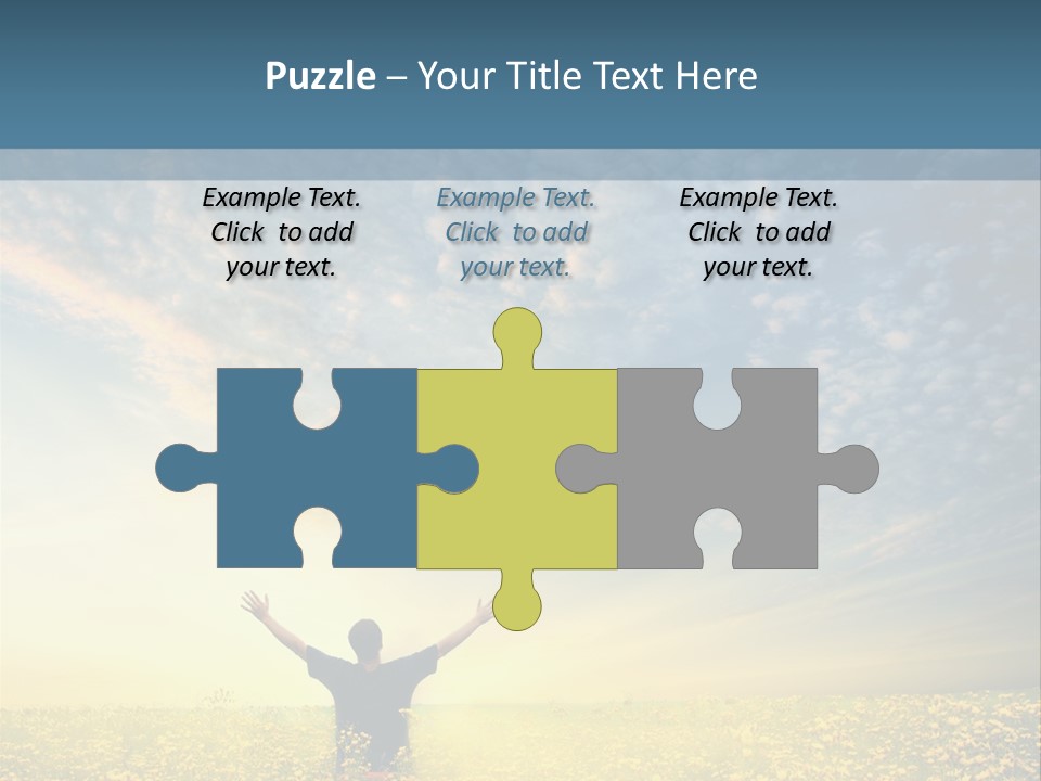 Field Fun Male PowerPoint Template