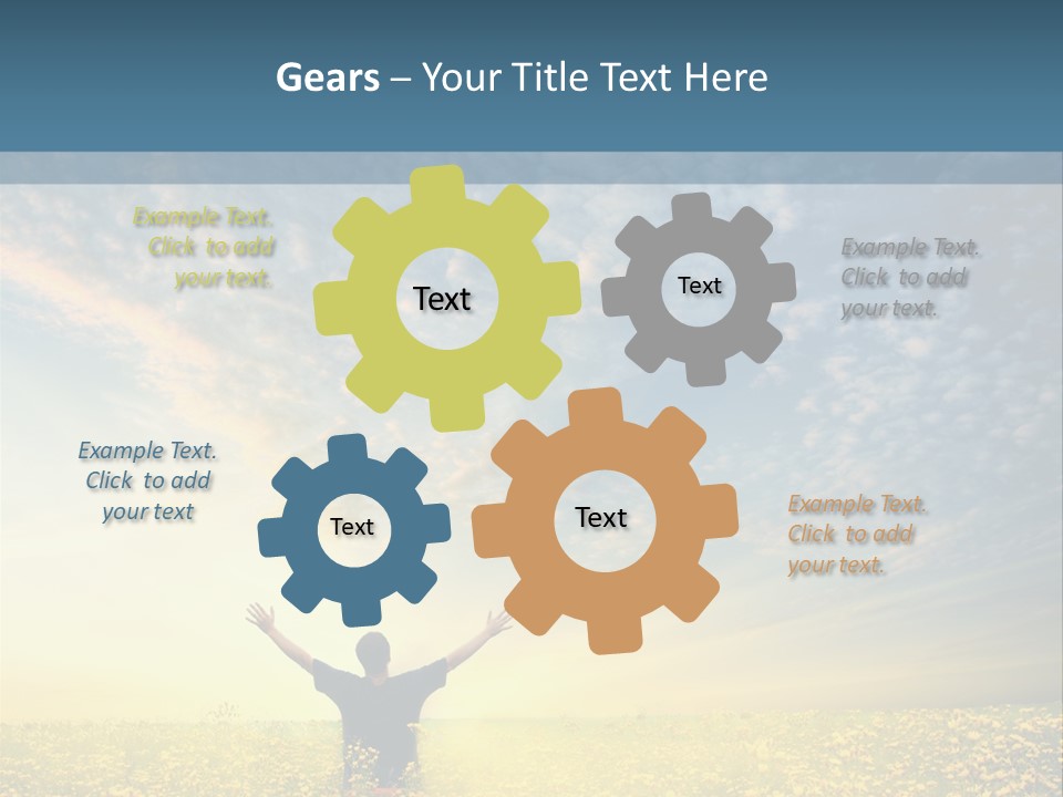 Field Fun Male PowerPoint Template
