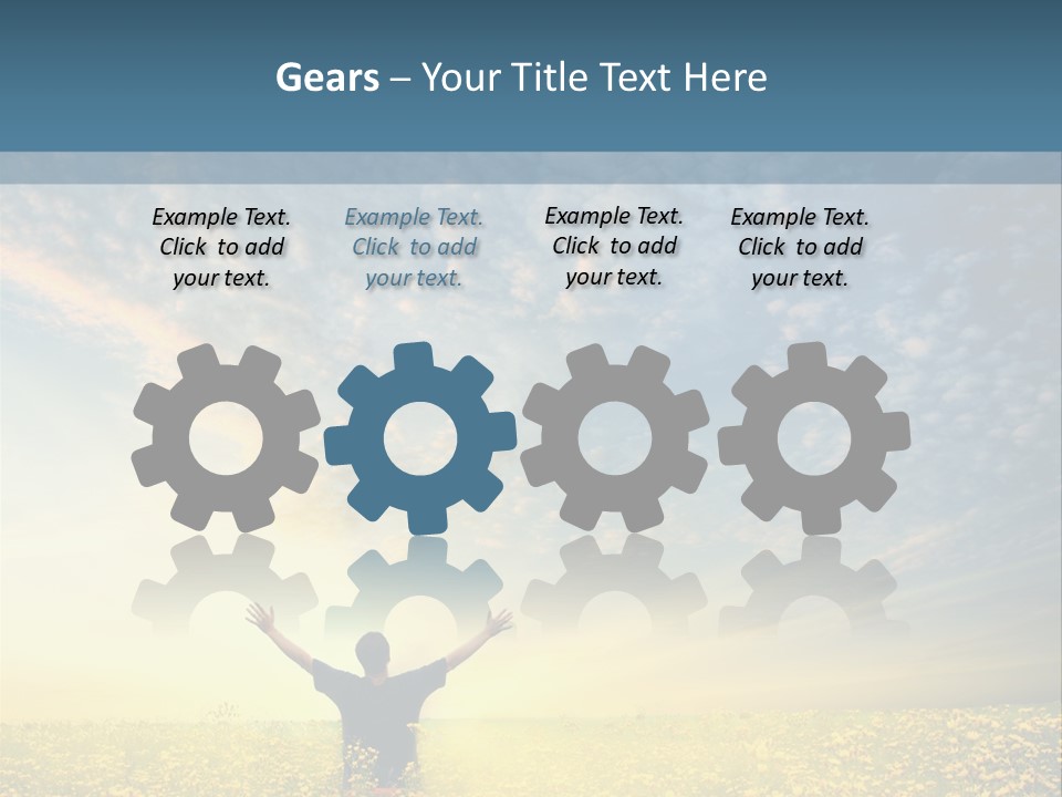 Field Fun Male PowerPoint Template