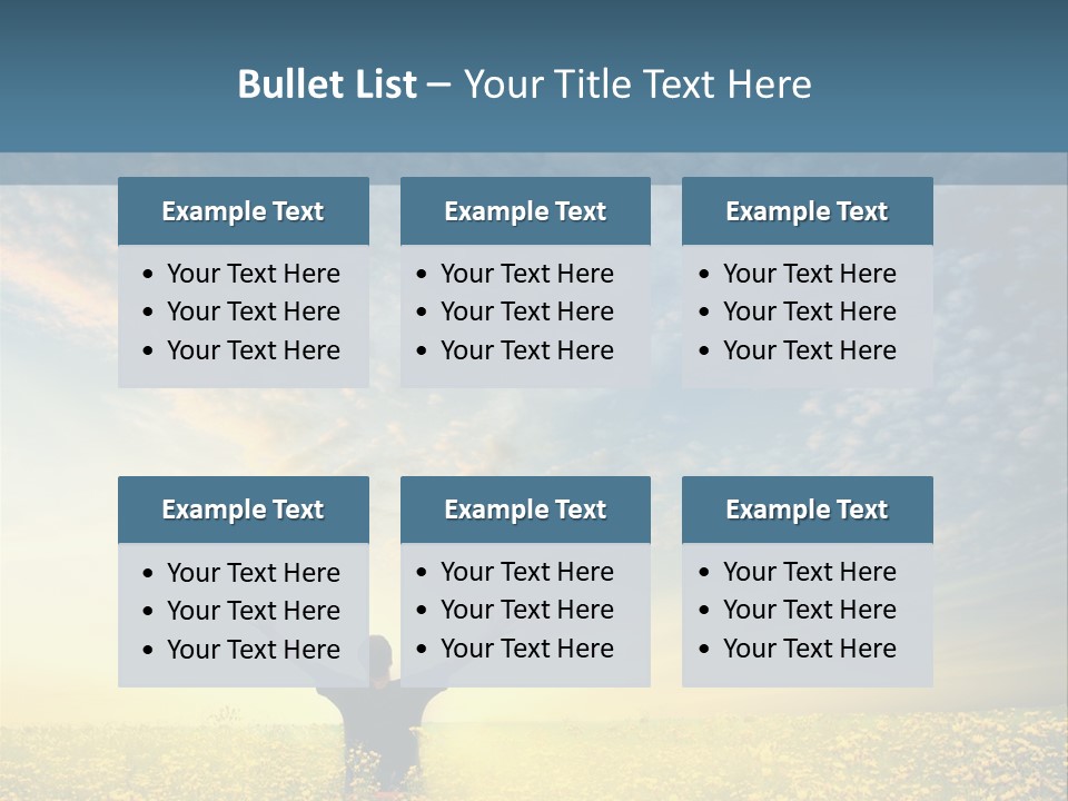 Field Fun Male PowerPoint Template