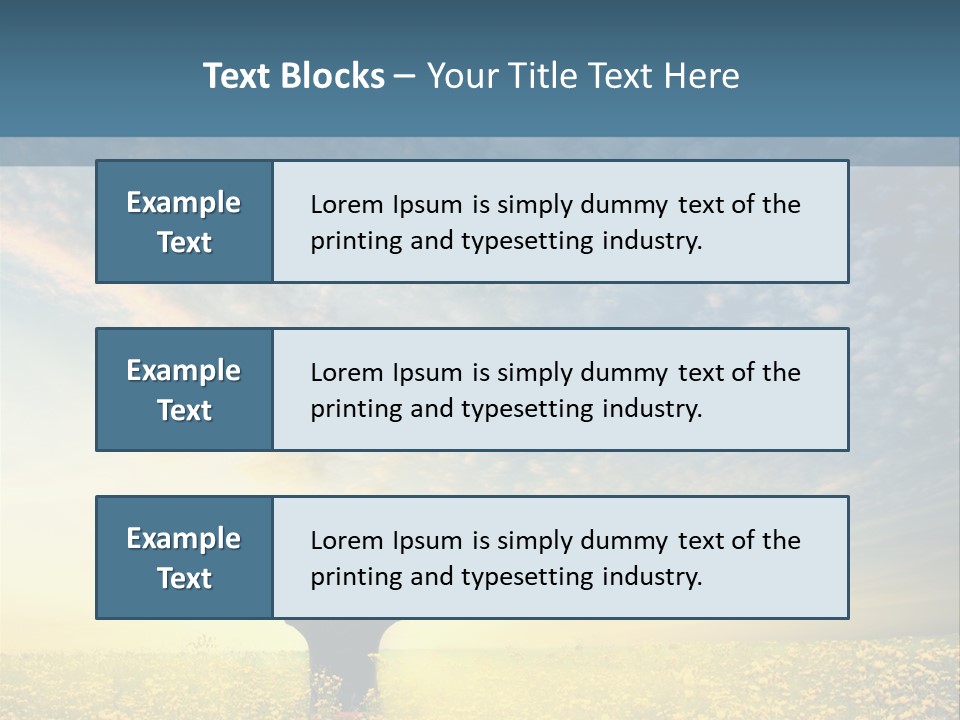 Field Fun Male PowerPoint Template