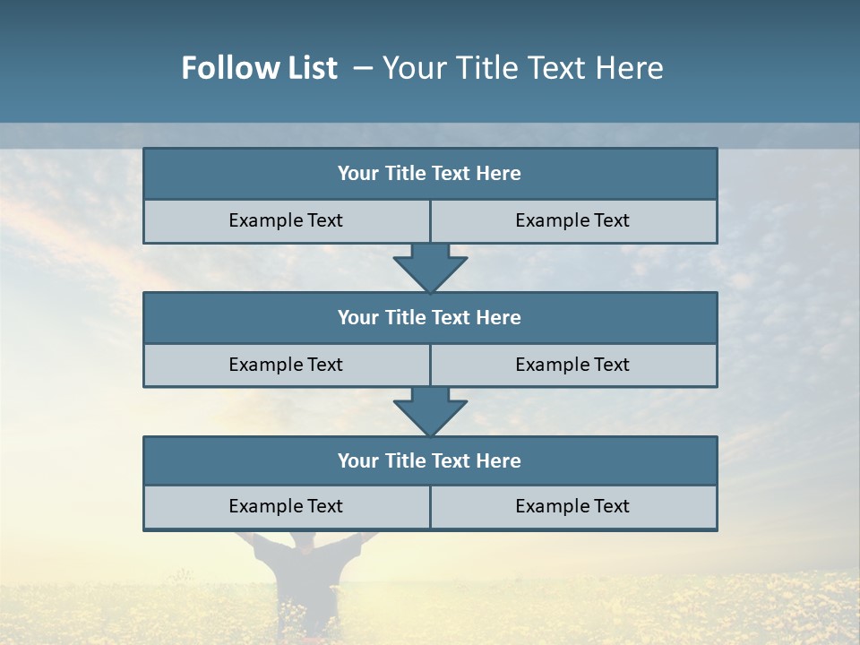 Field Fun Male PowerPoint Template