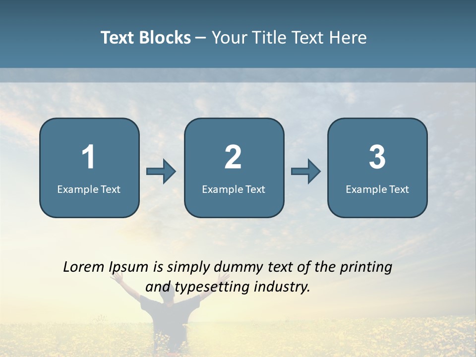 Field Fun Male PowerPoint Template