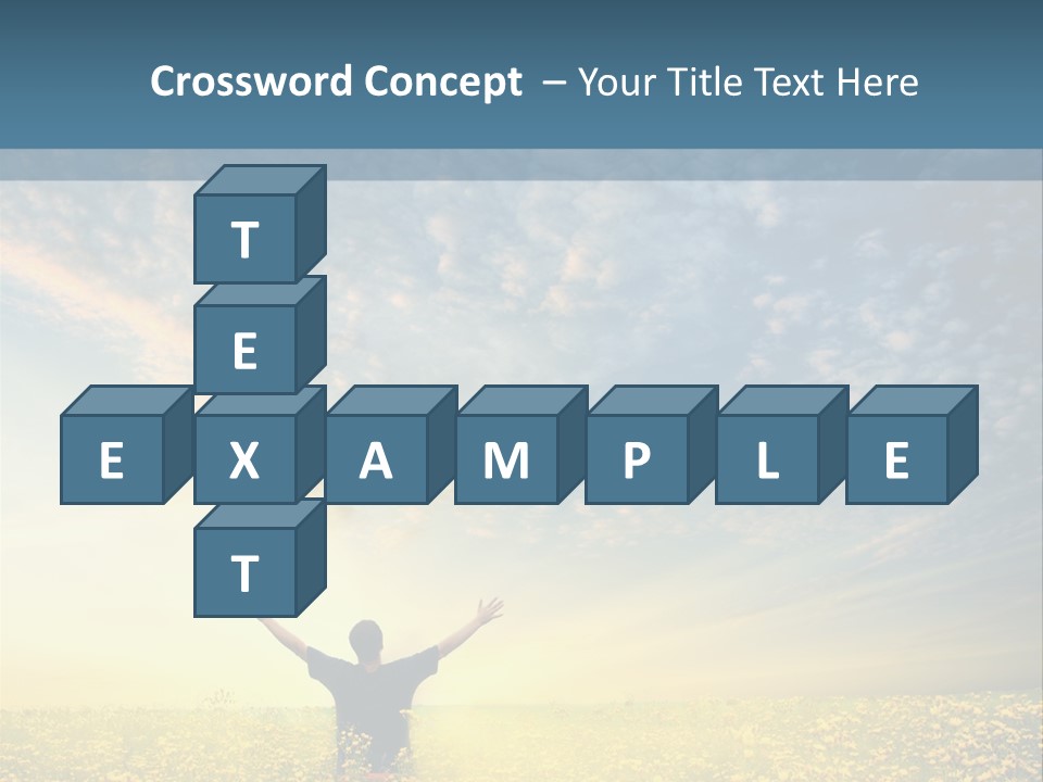 Field Fun Male PowerPoint Template