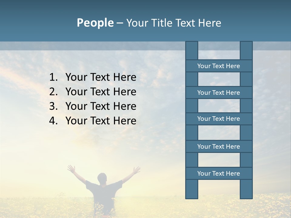 Field Fun Male PowerPoint Template