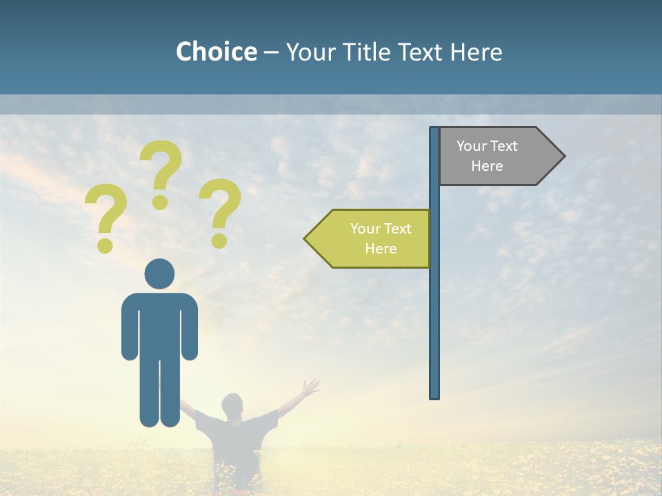 Field Fun Male PowerPoint Template