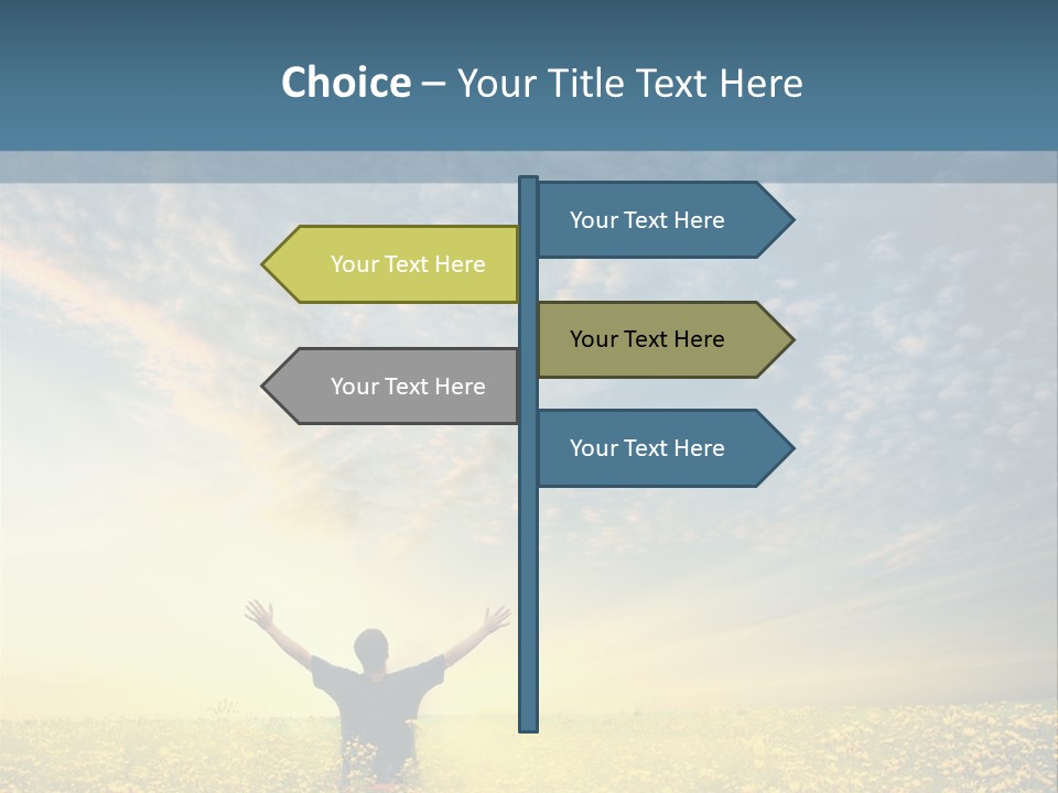 Field Fun Male PowerPoint Template