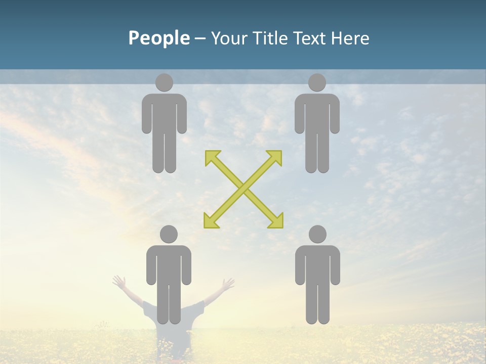 Field Fun Male PowerPoint Template