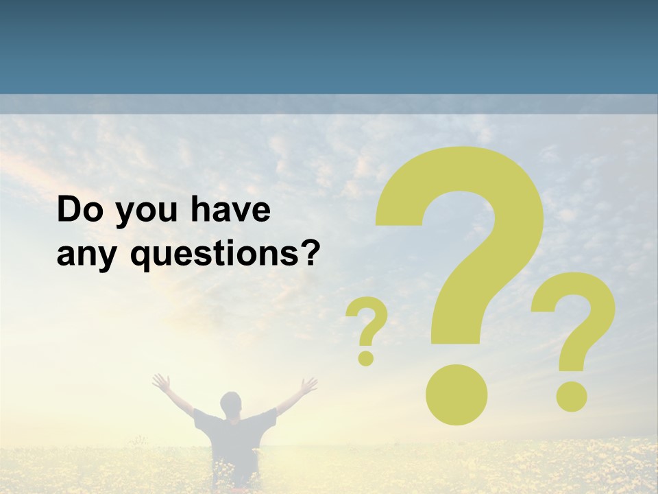 Field Fun Male PowerPoint Template