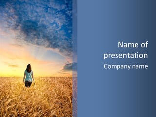 Blue Dawn Fun PowerPoint Template