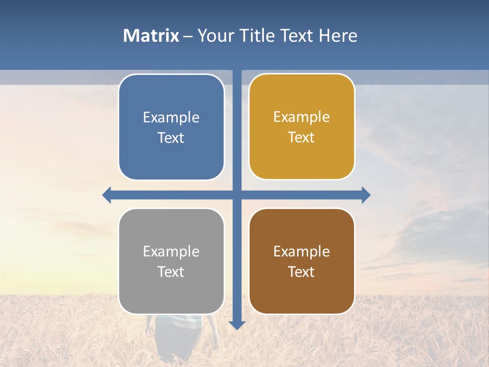Blue Dawn Fun PowerPoint Template