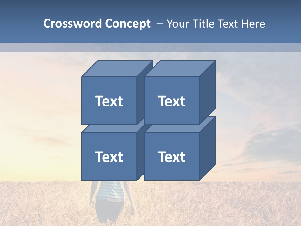 Blue Dawn Fun PowerPoint Template
