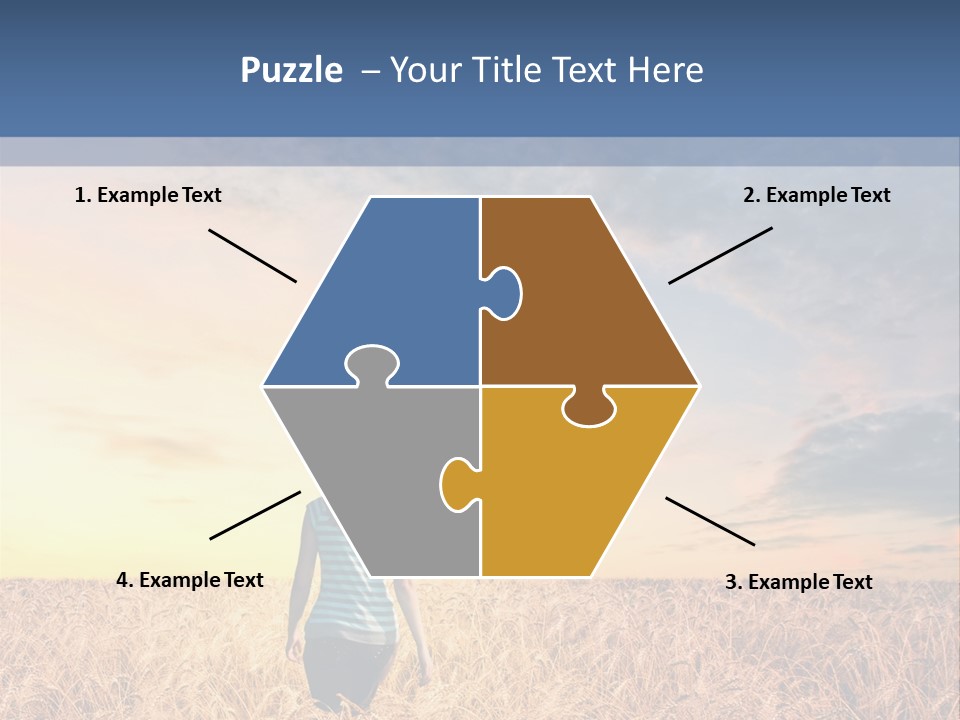 Blue Dawn Fun PowerPoint Template