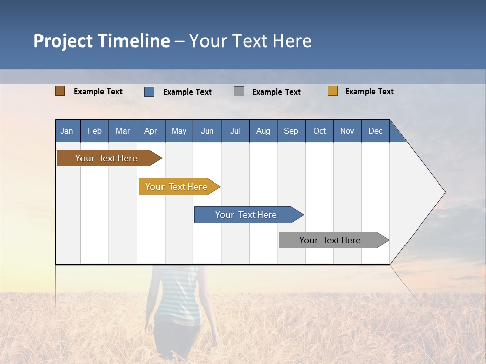 Blue Dawn Fun PowerPoint Template