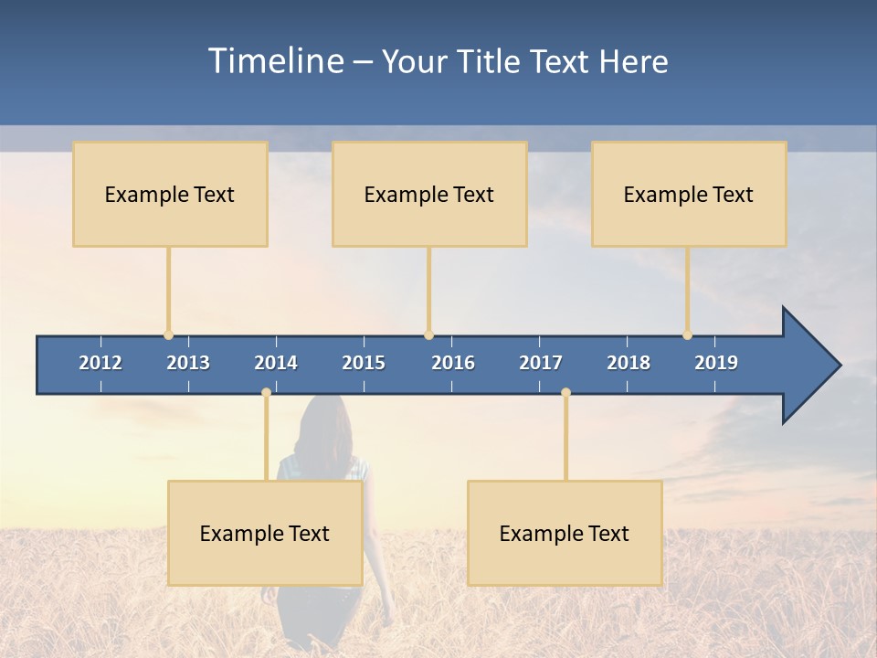 Blue Dawn Fun PowerPoint Template