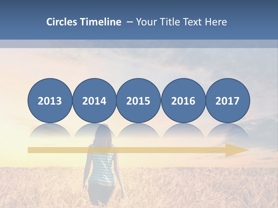 Blue Dawn Fun PowerPoint Template