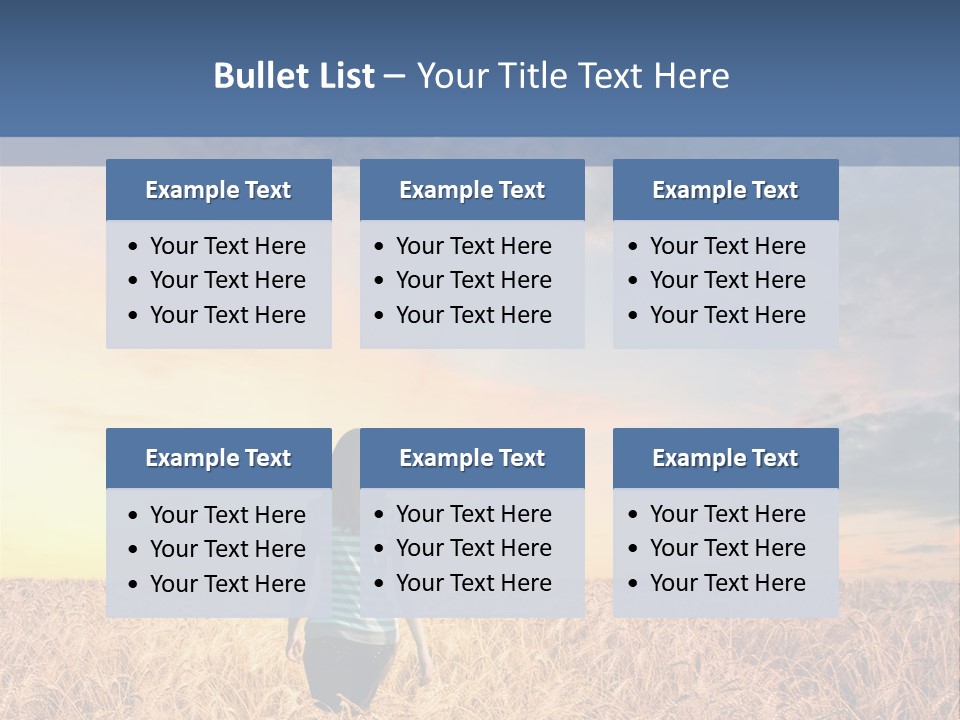 Blue Dawn Fun PowerPoint Template