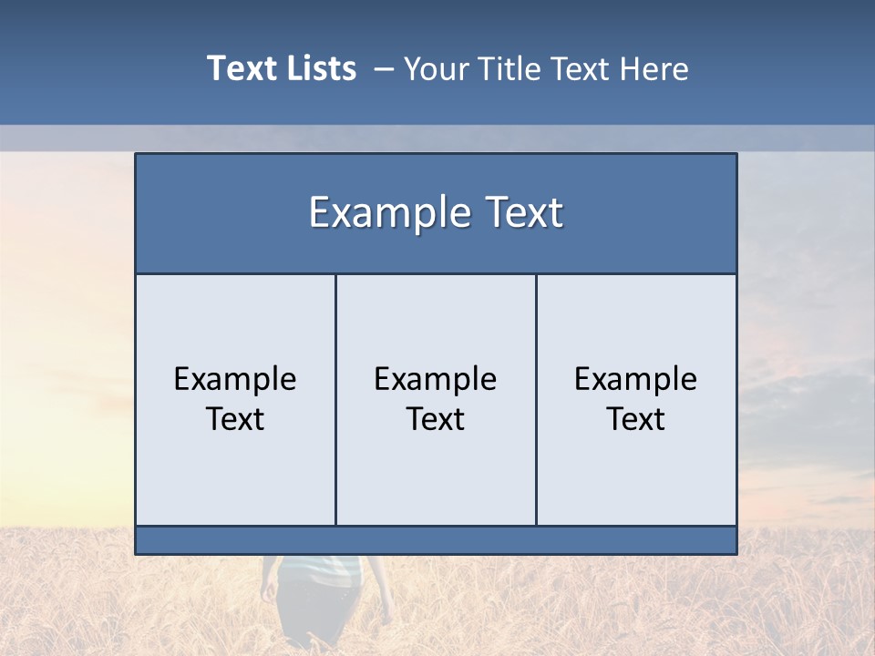 Blue Dawn Fun PowerPoint Template