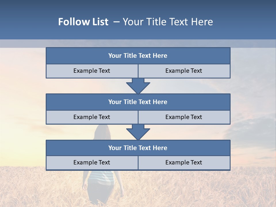 Blue Dawn Fun PowerPoint Template