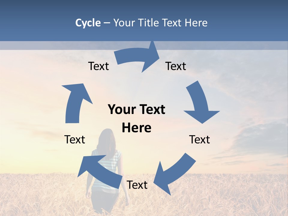 Blue Dawn Fun PowerPoint Template