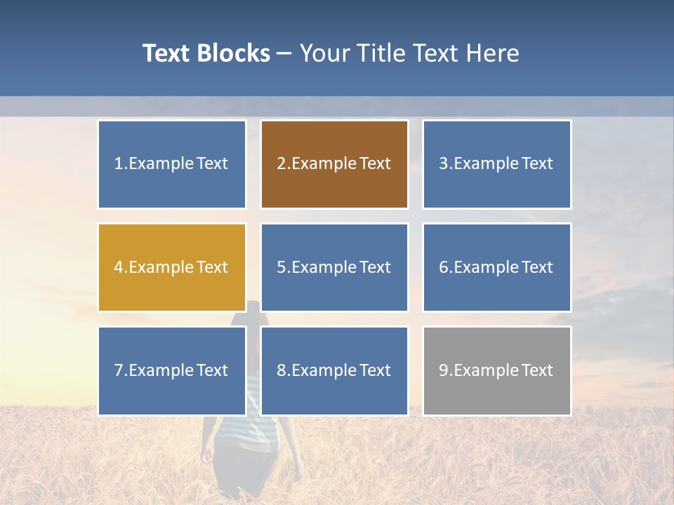 Blue Dawn Fun PowerPoint Template