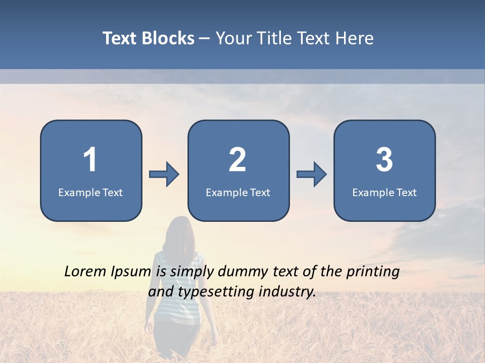 Blue Dawn Fun PowerPoint Template