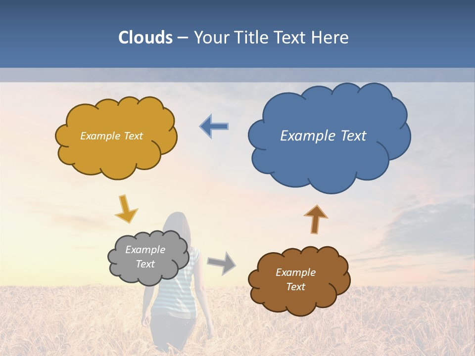Blue Dawn Fun PowerPoint Template