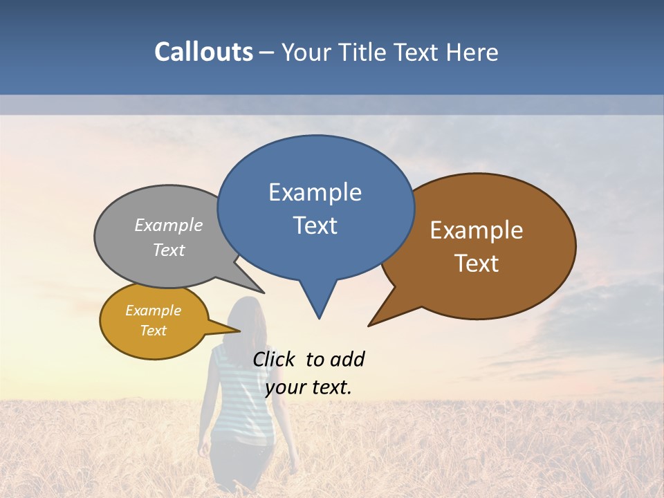 Blue Dawn Fun PowerPoint Template