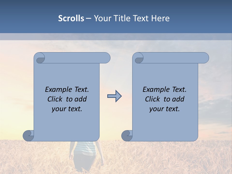 Blue Dawn Fun PowerPoint Template