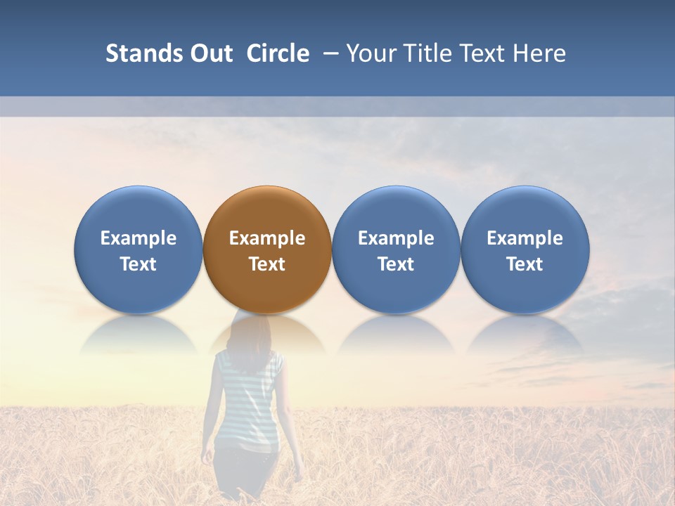 Blue Dawn Fun PowerPoint Template
