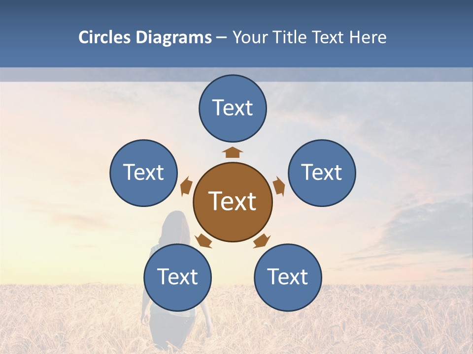 Blue Dawn Fun PowerPoint Template