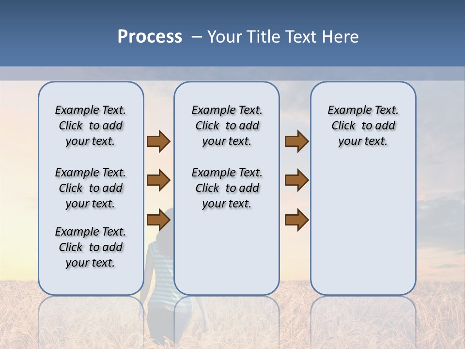 Blue Dawn Fun PowerPoint Template