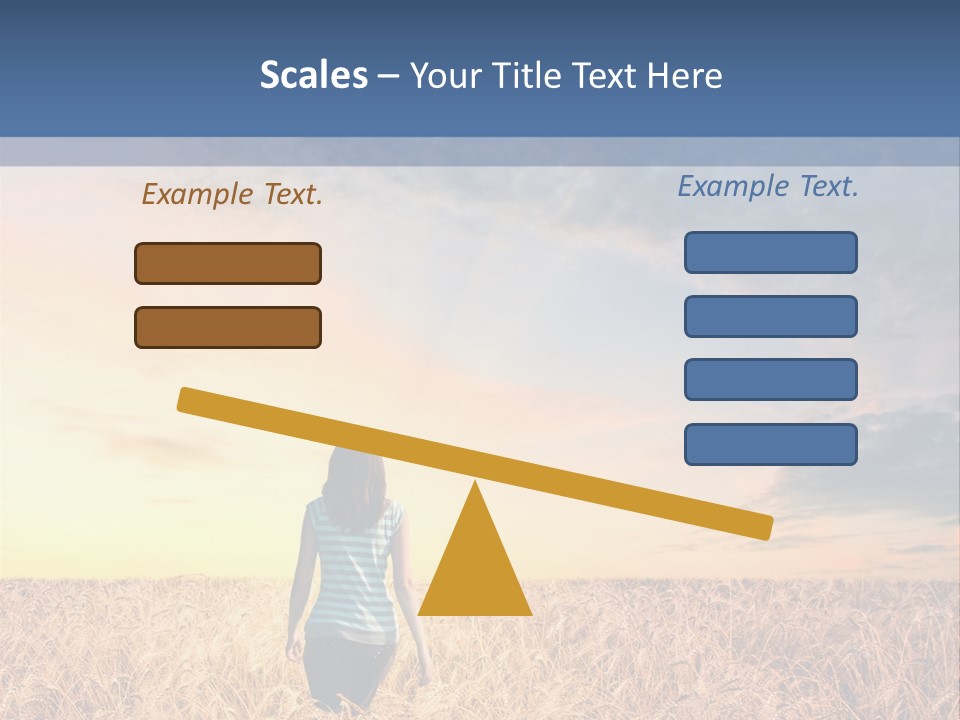 Blue Dawn Fun PowerPoint Template
