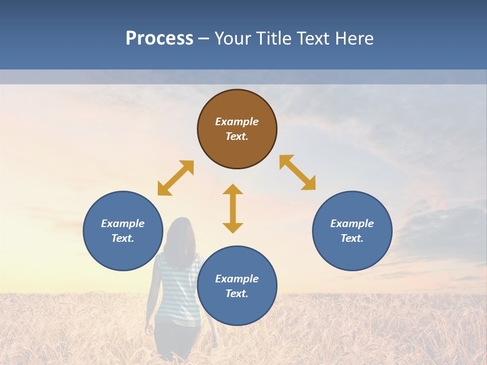 Blue Dawn Fun PowerPoint Template