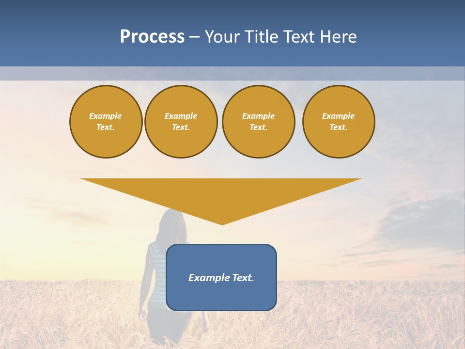 Blue Dawn Fun PowerPoint Template