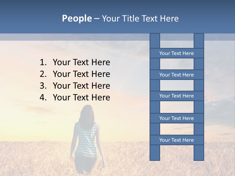 Blue Dawn Fun PowerPoint Template