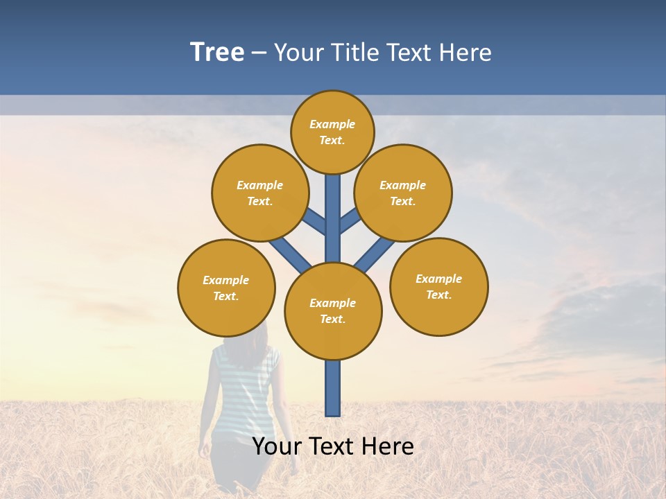 Blue Dawn Fun PowerPoint Template