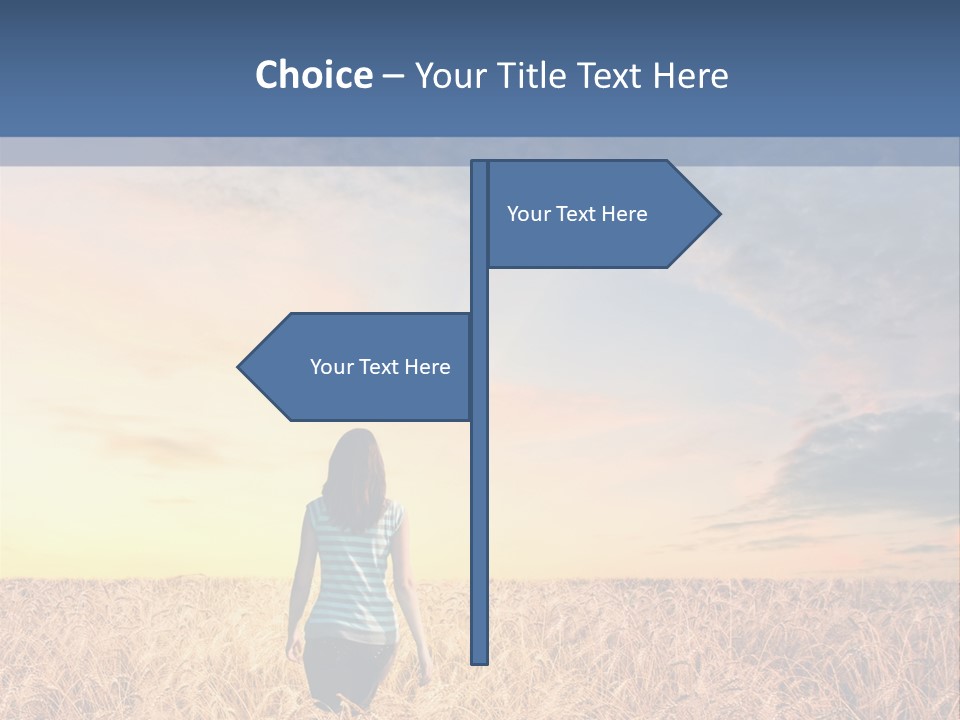 Blue Dawn Fun PowerPoint Template