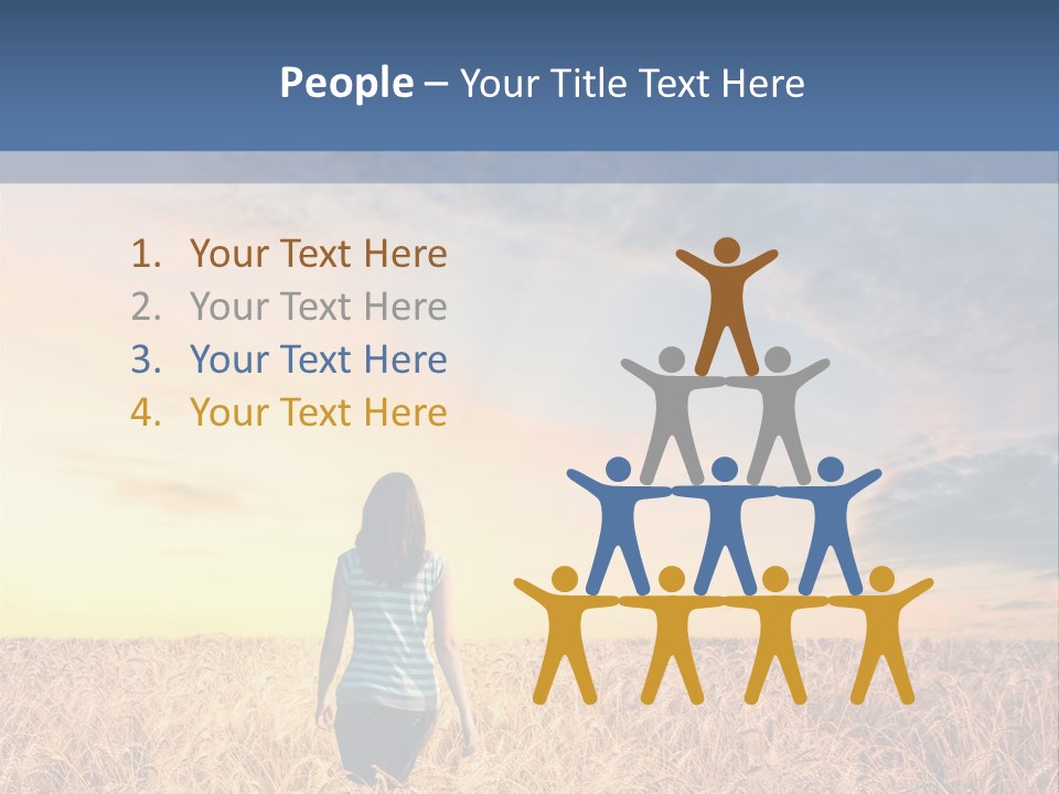 Blue Dawn Fun PowerPoint Template