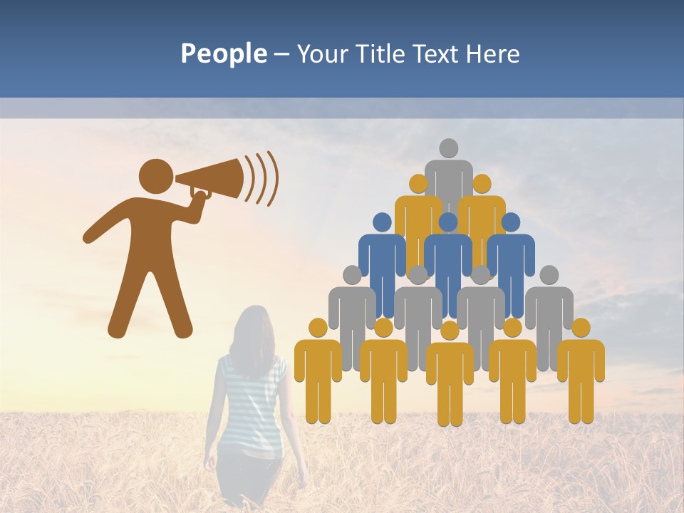 Blue Dawn Fun PowerPoint Template