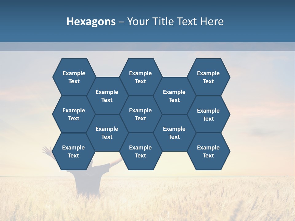 Blue Harvest Lifestyle PowerPoint Template