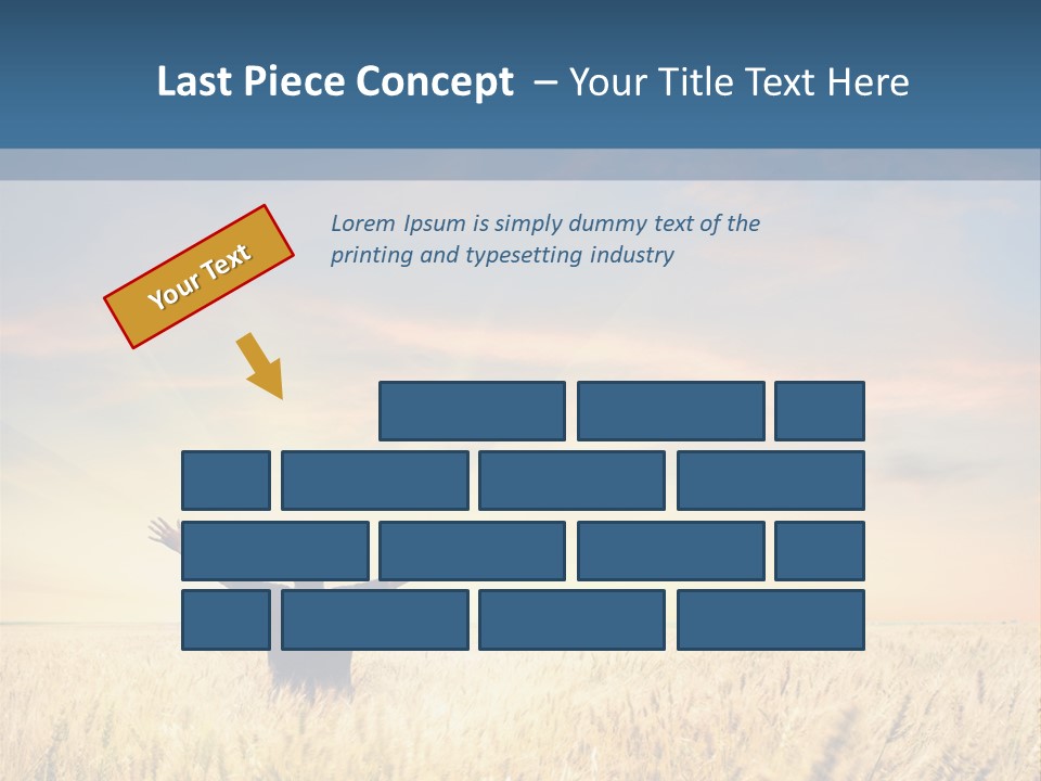 Blue Harvest Lifestyle PowerPoint Template