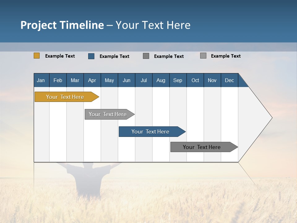 Blue Harvest Lifestyle PowerPoint Template