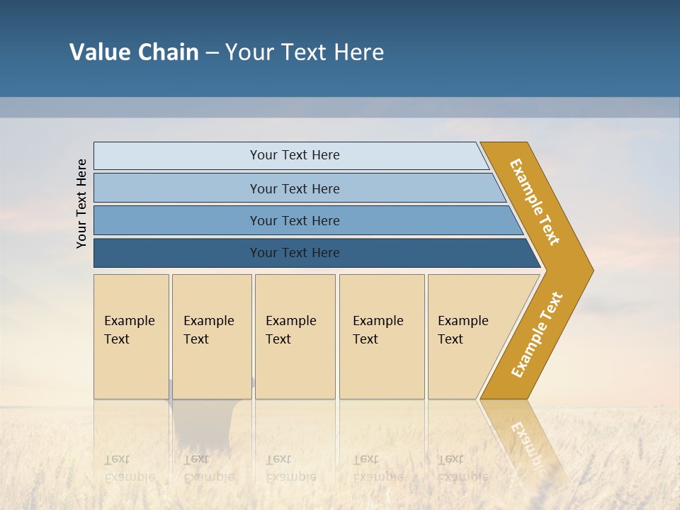 Blue Harvest Lifestyle PowerPoint Template