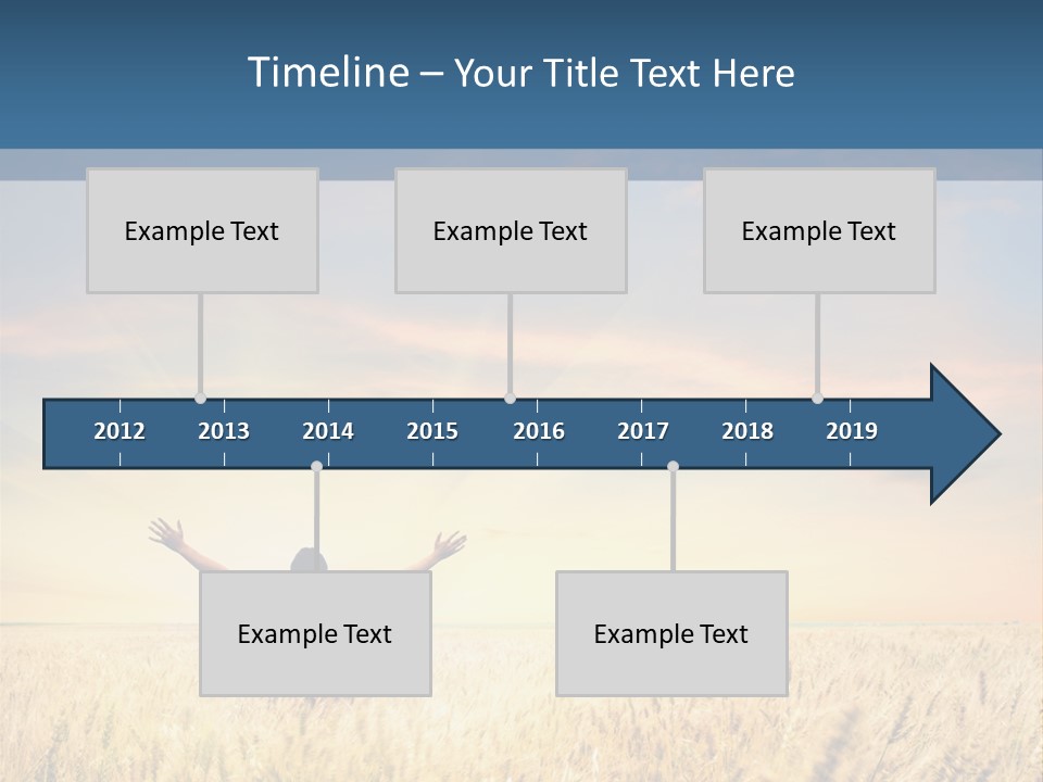 Blue Harvest Lifestyle PowerPoint Template