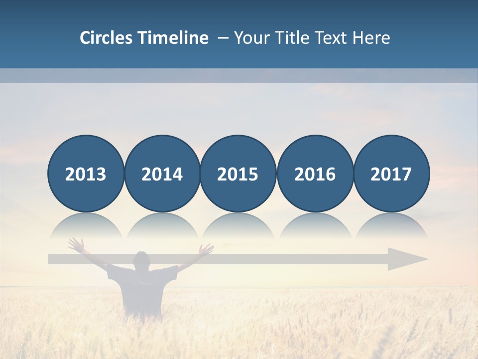 Blue Harvest Lifestyle PowerPoint Template