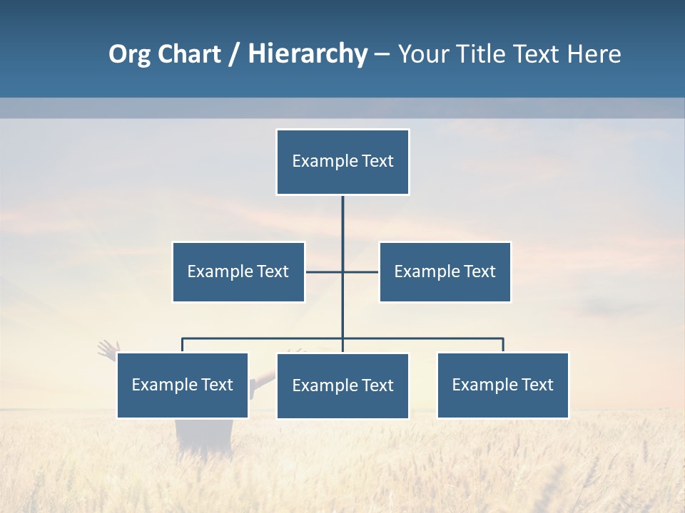 Blue Harvest Lifestyle PowerPoint Template