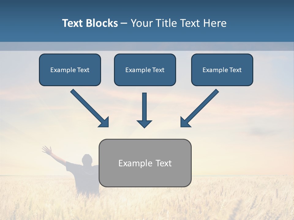 Blue Harvest Lifestyle PowerPoint Template