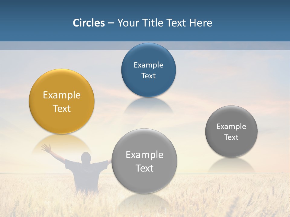 Blue Harvest Lifestyle PowerPoint Template